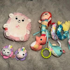 Colorful Plush Toy Set for Kids